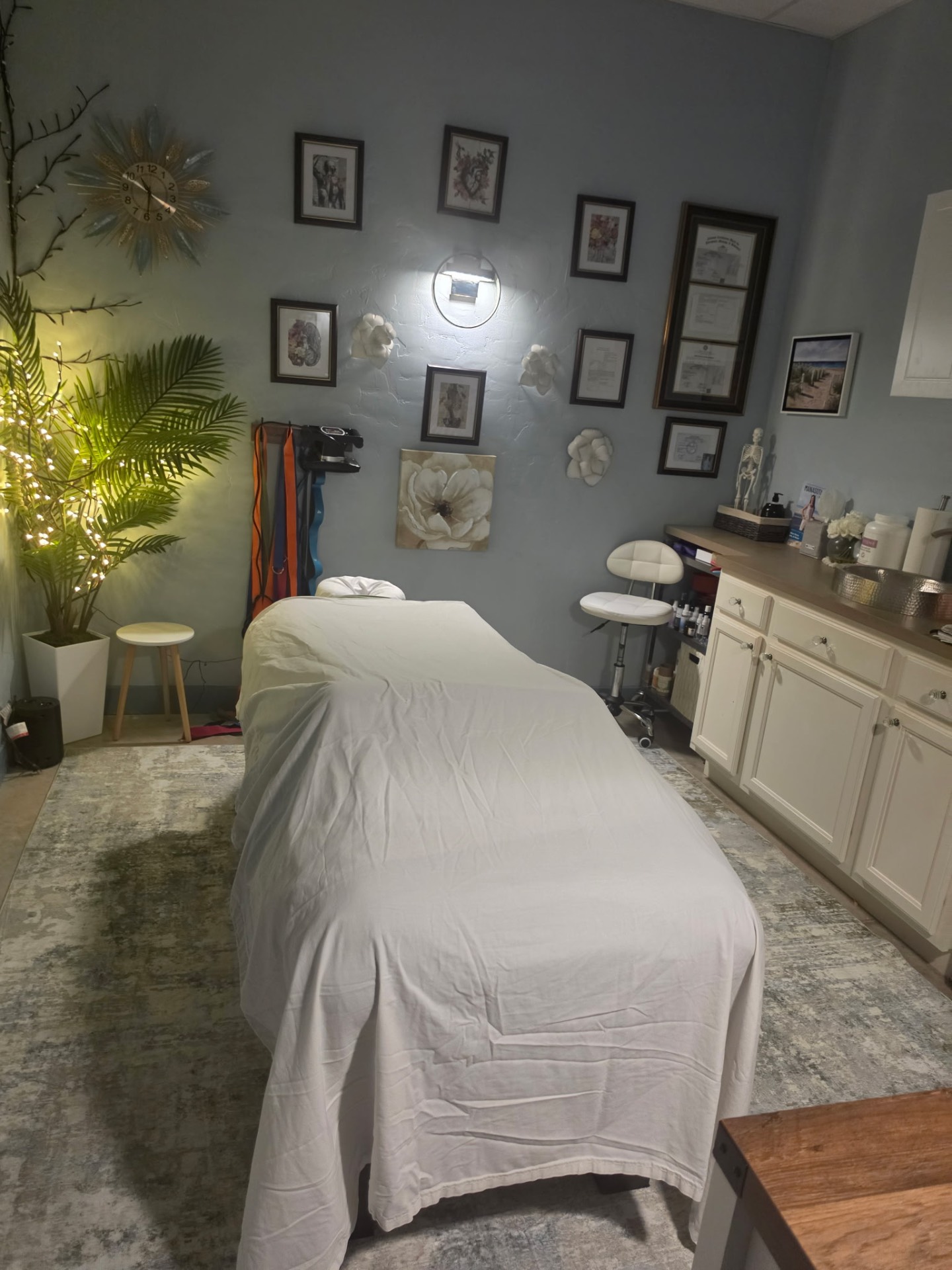 Luxury wellness treatment room